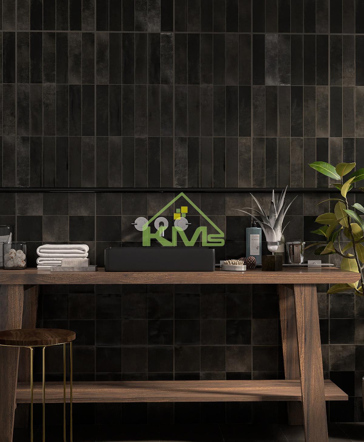 Gạch Giả Thẻ 40x80cm Thanh Mix Màu - Gạch ốp lát nhà vệ sinh - Gạch trang trí - Gạch ốp tường nghệ thuật
